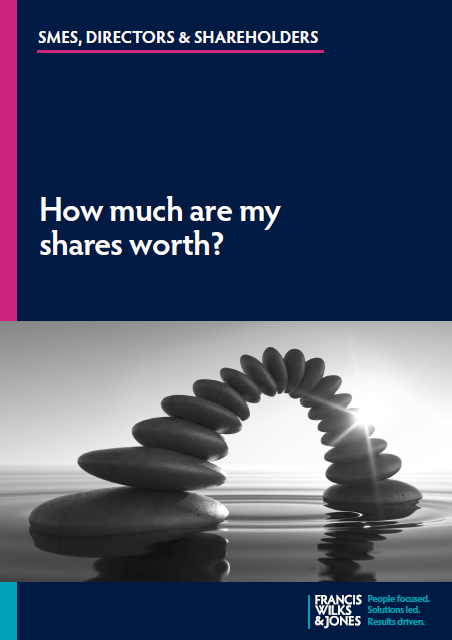 Cover for How much are my shares worth tip booklet