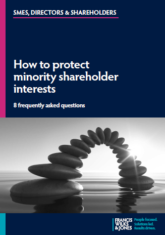 Cover of how to protect minority shareholder interests tip booklet
